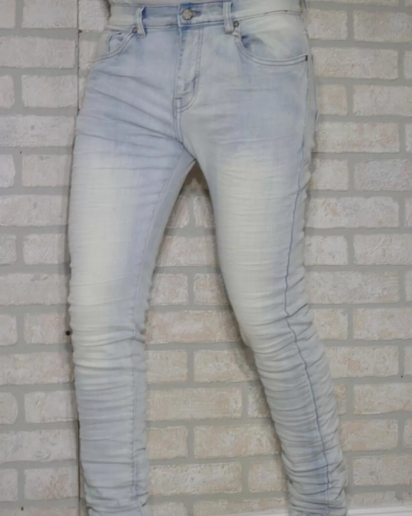 Super Stretch Acid Washed Jeans