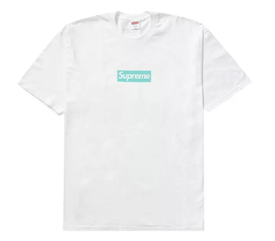 Supreme Tiffany & Co. Box Logo Tee White