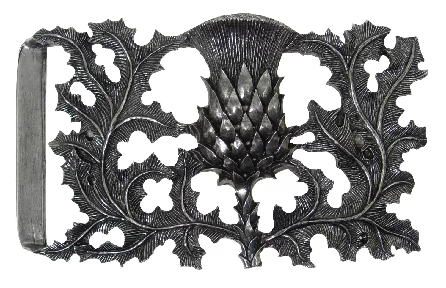 Thistle Pewter Buckle