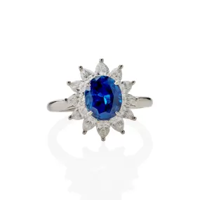 Tiffany & Co. Sapphire and Diamond Ring