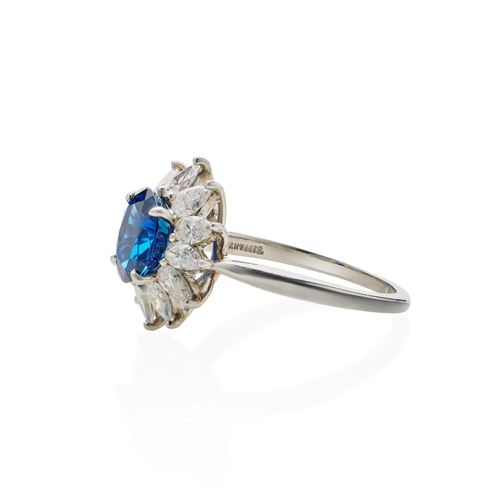 Tiffany & Co. Sapphire and Diamond Ring