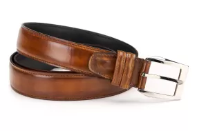 Tobacco Leather Belt