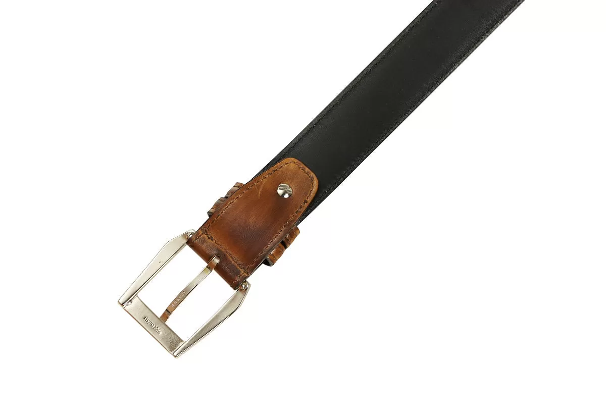 Tobacco Leather Belt