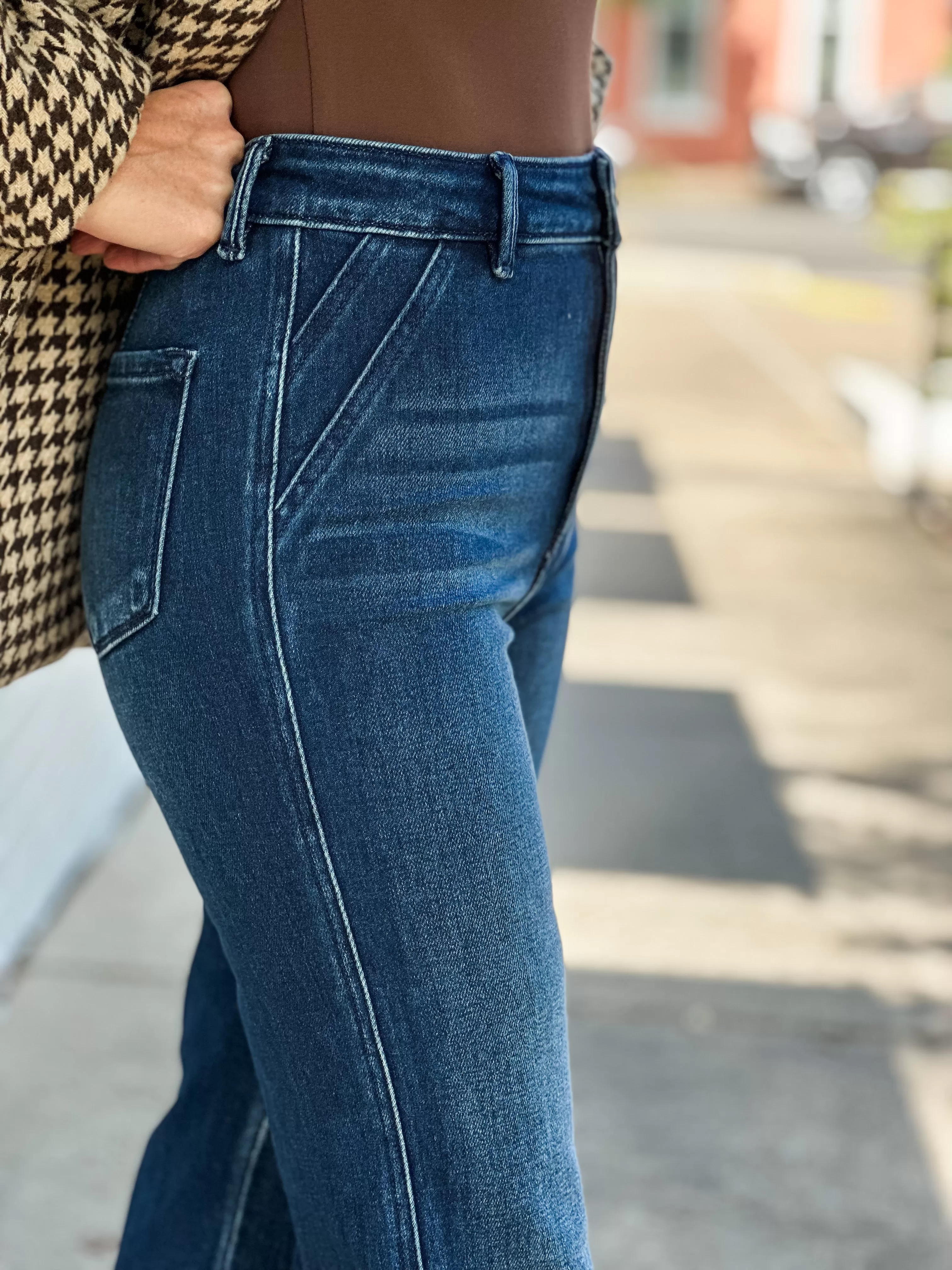 Ultra High Rise Wide Flare Jeans