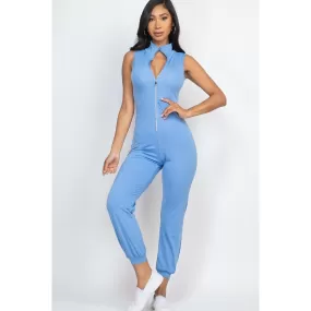 Zip Front Jumpsuit